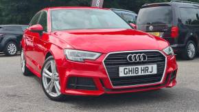 Audi A3 1.0 TFSI S Line 5dr Hatchback Petrol Red at Chilham Sports Cars Canterbury