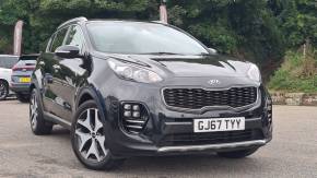 Kia Sportage 1.6T GDi GT-Line 5dr Estate Petrol Black at Chilham Sports Cars Canterbury