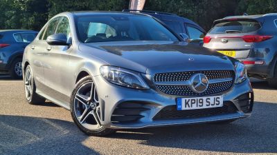 Mercedes-Benz C Class 2.0 C220d AMG Line Premium 4dr 9G-Tronic Saloon Diesel Grey at Chilham Sports Cars Canterbury