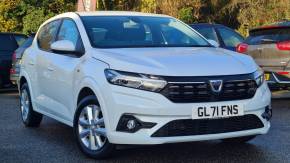 Dacia Sandero 1.0 TCe Comfort 5dr Hatchback Petrol White at Chilham Sports Cars Canterbury